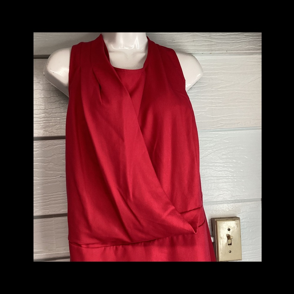 Forever 21 Plus Red Draped Top 31